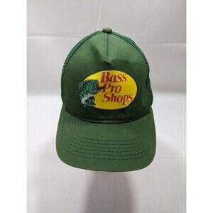 Bass Pro Shops Hat Outdoor Fishing Baseball Trucker Mesh Cap Adjustable Snapback